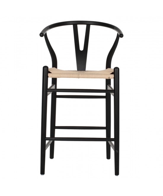 ΣΚΑΜΠΟ ΜΕΣΑΙΟΥ ΥΨΟΥΣ BRAVE HM9405.02 ΞΥΛΟ ΟΞΙΑΣ ΜΑΥΡΟ--ΛΕΥΚΟ ΣΧΟΙΝΙ 48x53x100Υεκ.