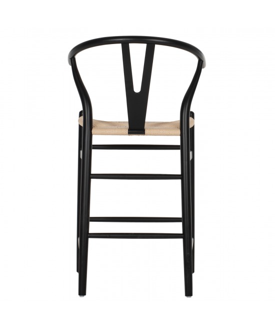 ΣΚΑΜΠΟ ΜΕΣΑΙΟΥ ΥΨΟΥΣ BRAVE HM9405.02 ΞΥΛΟ ΟΞΙΑΣ ΜΑΥΡΟ--ΛΕΥΚΟ ΣΧΟΙΝΙ 48x53x100Υεκ.