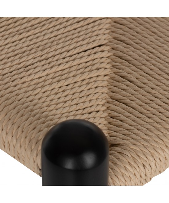 ΣΚΑΜΠΟ ΜΕΣΑΙΟΥ ΥΨΟΥΣ BRAVE HM9405.02 ΞΥΛΟ ΟΞΙΑΣ ΜΑΥΡΟ--ΛΕΥΚΟ ΣΧΟΙΝΙ 48x53x100Υεκ.