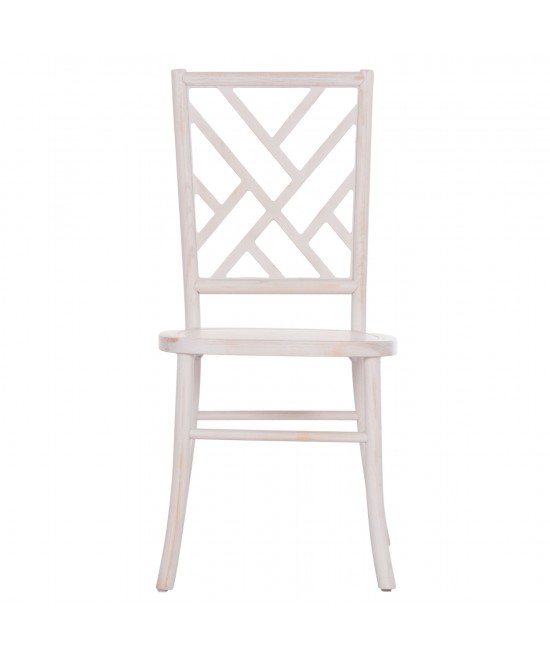 ΚΑΡΕΚΛΑ ΑΠΟ ΞΥΛΟ ΤΟΟΝ WHITE WASH 44.5x48x96Υεκ.HM9410.05