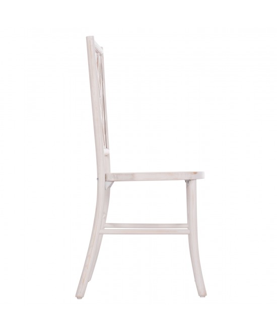 ΚΑΡΕΚΛΑ ΑΠΟ ΞΥΛΟ ΤΟΟΝ WHITE WASH 44.5x48x96Υεκ.HM9410.05