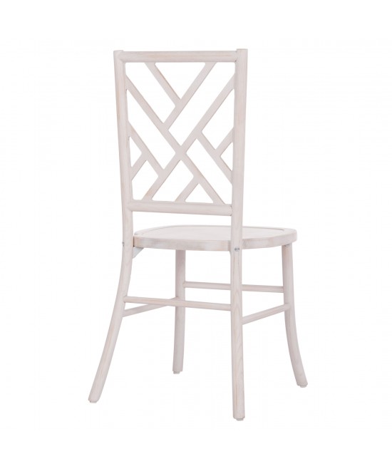 ΚΑΡΕΚΛΑ ΑΠΟ ΞΥΛΟ ΤΟΟΝ WHITE WASH 44.5x48x96Υεκ.HM9410.05