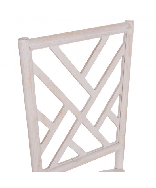 ΚΑΡΕΚΛΑ ΑΠΟ ΞΥΛΟ ΤΟΟΝ WHITE WASH 44.5x48x96Υεκ.HM9410.05