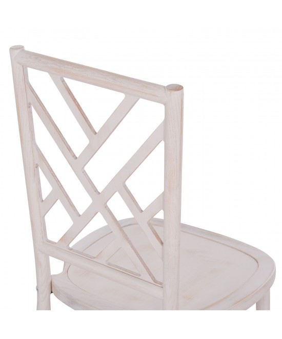ΚΑΡΕΚΛΑ ΑΠΟ ΞΥΛΟ ΤΟΟΝ WHITE WASH 44.5x48x96Υεκ.HM9410.05