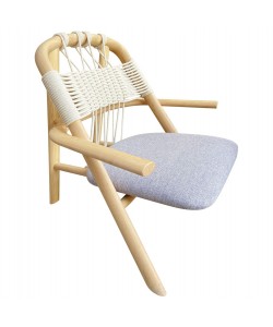 ΠΟΛΥΘΡΟΝΑ CRAFT HM9413.01 ΑΠΟ ΦΡΑΞΙΝΟ ΚΑΙ ΣΧΟΙΝΙ ΦΥΣΙΚΟ 81x76x81Y εκ.