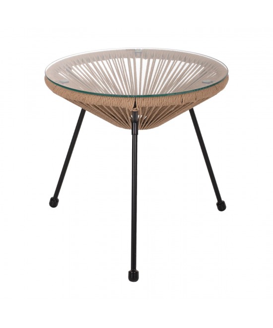 ΤΡΑΠΕΖΙ ΒΟΗΘΗΤΙΚΟ ALLEGRA ΜΑΥΡΟ ΜΕΤΑΛΛΟ ME TWISTED WICKER ΦΥΣΙΚΟ HM5873.01 Φ47Χ45Υεκ. ΤΡΑΠΕΖΙ ΒΟΗΘΗΤΙΚΟ ALLEGRA ΜΑΥΡΟ ΜΕΤΑΛΛΟ ME TWISTED WICKER ΦΥΣΙΚΟ HM5873.01 Φ47Χ45Υεκ.