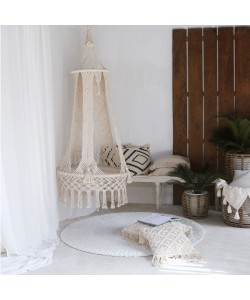 ΚΡΕΜΑΣΤΗ ΦΩΛΙΑ ΜΑΚΡΑΜΕ HM9345 ΕΚΡΟΥ  80X150 ΕΚ.