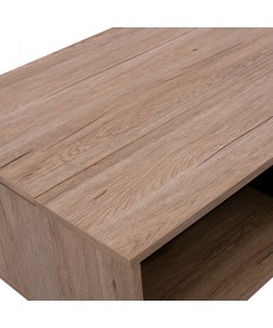 ΤΡΑΠΕΖΙ ΣΑΛΟΝΙΟΥ ΜΕΛΑΜΙΝΗΣ ME ΑΠΟΘΗΚΕΥΤΙΚΟ MARGARIT 100x58x39-53Yεκ.HM8677.11