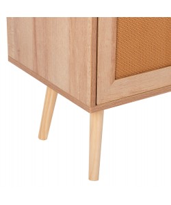 ΜΠΟΥΦΕΣ ΜΕΛΑΜΙΝΗΣ COLM- ΣΥΝΘ. RATTAN ΣΤΙΣ ΠΟΡΤΕΣ HM9220.11 120Χ39Χ70Υεκ.