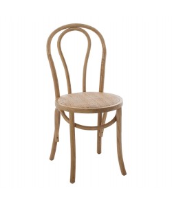 ΞΥΛΙΝΗ ΚΑΡΕΚΛΑ ΣΤΟΙΒΑΖΟΜΕΝΗ ΒΙΕΝΝΗΣ MONTREAL HM8914.25 ΟΞΙΑ DARK HONEY 42x47x90Υεκ.