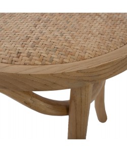 ΞΥΛΙΝΗ ΚΑΡΕΚΛΑ ΣΤΟΙΒΑΖΟΜΕΝΗ ΒΙΕΝΝΗΣ MONTREAL HM8914.25 ΟΞΙΑ DARK HONEY 42x47x90Υεκ.