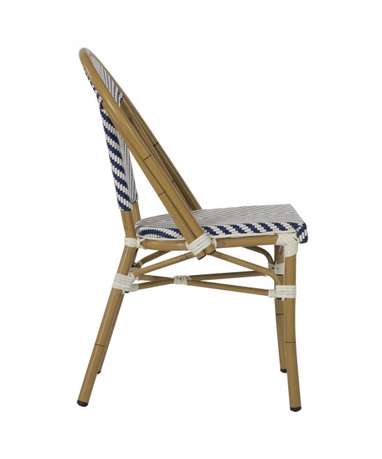 ΚΑΡΕΚΛΑ BAMBOO LOOK ΜΠΛΕ-ΛΕΥΚΟ HM5860.02 46x56x88Y εκ.