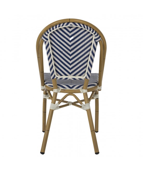ΚΑΡΕΚΛΑ BAMBOO LOOK ΜΠΛΕ-ΛΕΥΚΟ HM5860.02 46x56x88Y εκ.