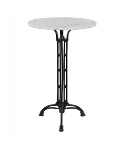 ΤΡΑΠΕΖΙ ΣΤΑΝΤ AR BRIELLE ΜΕ 3ΝΥΧΗ ΒΑΣΗ ΑΠΟ ΜΑΝΤΕΜΙ HM5890 ΜΕ ΜΑΡΜΑΡΟ Φ60x110Υ εκ.