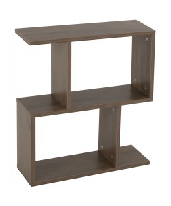 ΒΟΗΘΗΤΙΚΟ ΤΡΑΠΕΖΙ ΜΕ ΡΑΦΙΑ AMEER ΜΕΛΑΜΙΝΗ ΣΕ OLIVE GREY ΧΡΩΜΑ HM8881.12 50x17x56Υεκ.