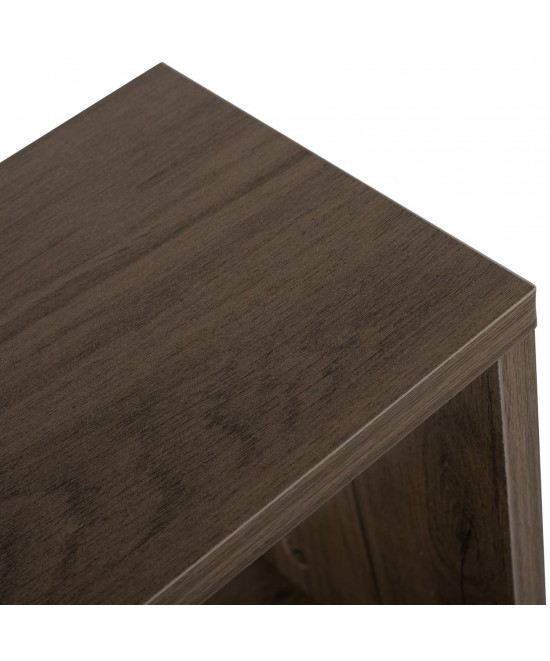 ΒΟΗΘΗΤΙΚΟ ΤΡΑΠΕΖΙ ΜΕ ΡΑΦΙΑ AMEER ΜΕΛΑΜΙΝΗ ΣΕ OLIVE GREY ΧΡΩΜΑ HM8881.12 50x17x56Υεκ.