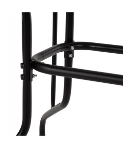 ΤΡΑΠΕΖΙ ADAM HM5020.03 ΜΕΤΑΛΛΙΚΟ ΜΑΥΡΟ ΜΕ ΓΥΑΛΙΝΗ ΕΠΙΦΑΝΕΙΑ 110Χ60Χ71Υεκ.