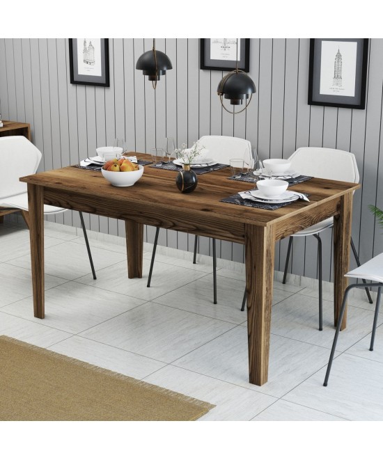 ΤΡΑΠΕΖΙ ΤΡΑΠΕΖΑΡΙΑΣ STANDARD HM9507.04 ΜΕΛΑΜΙΝΗ ΚΑΡΥΔΙ ME ΑΠΟΘHK.ΧΩΡΟ 145x88x75Yεκ.