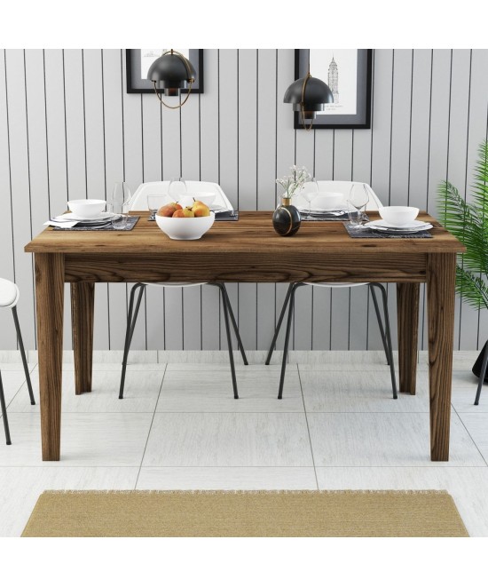ΤΡΑΠΕΖΙ ΤΡΑΠΕΖΑΡΙΑΣ STANDARD HM9507.04 ΜΕΛΑΜΙΝΗ ΚΑΡΥΔΙ ME ΑΠΟΘHK.ΧΩΡΟ 145x88x75Yεκ.