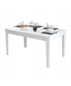 ΤΡΑΠΕΖΙ ΤΡΑΠΕΖΑΡΙΑΣ STANDARD HM9507.06 ΜΕΛΑΜΙΝΗ ΛΕΥΚΗ ΜΕ ΑΠΟΘΗΚ.ΧΩΡΟ 145x88x75Yεκ.