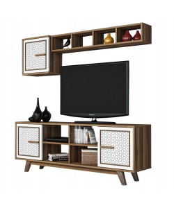 ΣΥΝΘΕΣΗ ΤΗΛΕΟΡΑΣΗΣ HM9513.03 ΜΕΛΑΜΙΝΗΣ ΣΕ ΚΑΡΥΔΙ KAI ΛΕΥΚΟ 160x35x56.2Yεκ.