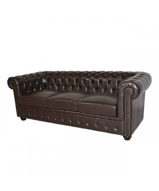 ΚΑΝΑΠΕΣ 3ΘΕΣΙΟΣ T.CHESTERFIELD HM3009.01 ΤΕΧΝΟΔΕΡΜΑ ΣΚΟΥΡΟ ΚΑΦΕ 208x90x73Υ εκ. ΚΑΝΑΠΕΣ 3ΘΕΣΙΟΣ T.CHESTERFIELD HM3009.01 ΤΕΧΝΟΔΕΡΜΑ ΣΚΟΥΡΟ ΚΑΦΕ 208x90x73Υ εκ.