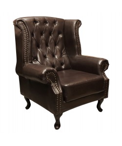 ΠΟΛΥΘΡΟΝΑ-ΜΠΕΡΖΕΡΑ T.CHESTERFIELD POLINA HM0053.01 PU ΣΚ.ΚΑΦΕ 83x75x107 εκ.