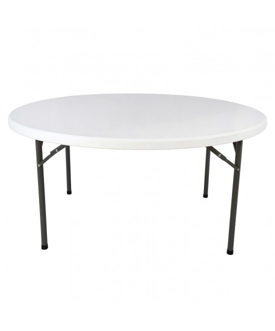 ΤΡΑΠΕΖΙ CATERING-ΣΥΝΕΔΡΙΟΥ HM5043 Φ152Χ74εκ ΠΤΥΣΣΟΜΕΝΟ ΣΤΡΟΓΓΥΛΟ