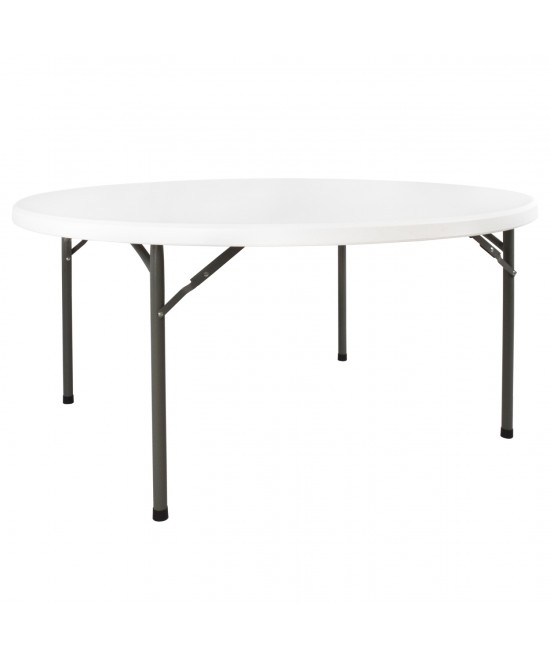 ΤΡΑΠΕΖΙ CATERING-ΣΥΝΕΔΡΙΟΥ HM5043 Φ152Χ74εκ ΠΤΥΣΣΟΜΕΝΟ ΣΤΡΟΓΓΥΛΟ