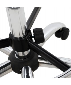 ΚΑΡΕΚΛΑ ΓΡΑΦΕΙΟΥ VEGAR HM1042.01 ΥΠΕΡΥΨΩΜΕΝΗ-ΠΕΡΙΜΕΤΡΙΚΟ ΥΠΟΠΟΔΙΟ-ΜΑΥΡΗ 56,5x60x136Yεκ