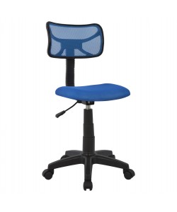 ΚΑΡΕΚΛΑ ΓΡΑΦΕΙΟΥ AKHILA HM1026.06 ΜΠΛΕ ΥΦΑΣΜΑ MESH 40,5x50,5x91,5 εκ.