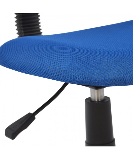 ΚΑΡΕΚΛΑ ΓΡΑΦΕΙΟΥ AKHILA HM1026.06 ΜΠΛΕ ΥΦΑΣΜΑ MESH 40,5x50,5x91,5 εκ.