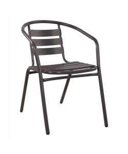 ΠΟΛΥΘΡΟΝΑ LAURA ΜΕΤΑΛΛΙΚΗ ΓΚΡΙ ΜΕ ΦΕΤΕΣ ΑΛΟΥΜΙΝΙΟΥ HM5037.01 54x59x73Υ εκ.