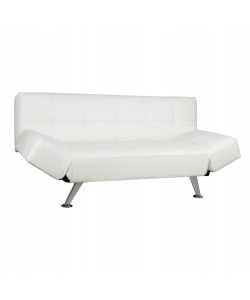 ΚΑΝΑΠΕΣ ΚΡΕΒΑΤΙ HM3001.01 THOM ΜΕ ΑΝΑΔΙΠΛΟΥΜΕΝΑ ΜΠΡΑΤΣΑ ΛΕΥΚΟ PU 189x93x82Υεκ.