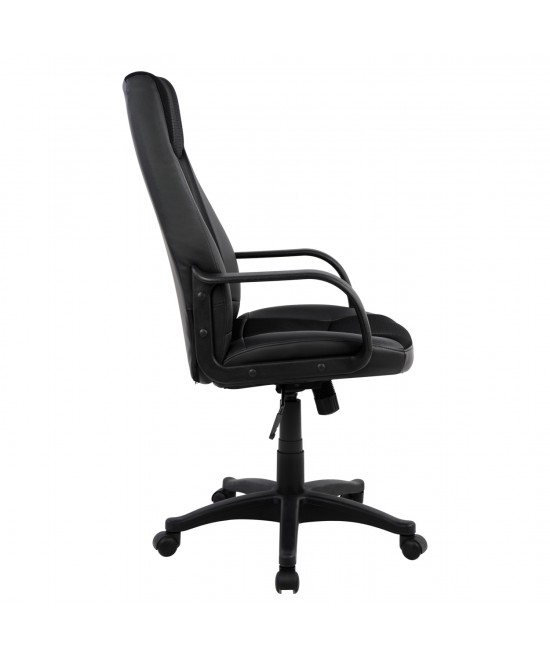 ΚΑΡΕΚΛΑ ΓΡΑΦΕΙΟΥ GAMING SIVIR HM1001.01 ΜΕ  ΜΑΥΡΟ PU 59x 60x115 εκ.