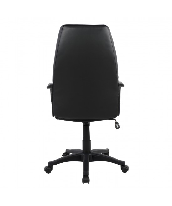ΚΑΡΕΚΛΑ ΓΡΑΦΕΙΟΥ GAMING SIVIR HM1001.01 ΜΕ  ΜΑΥΡΟ PU 59x 60x115 εκ.