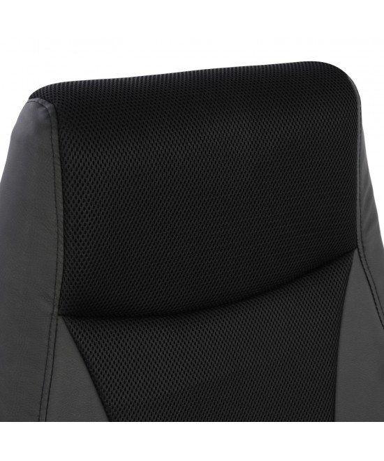 ΚΑΡΕΚΛΑ ΓΡΑΦΕΙΟΥ GAMING SIVIR HM1001.01 ΜΕ  ΜΑΥΡΟ PU 59x 60x115 εκ.