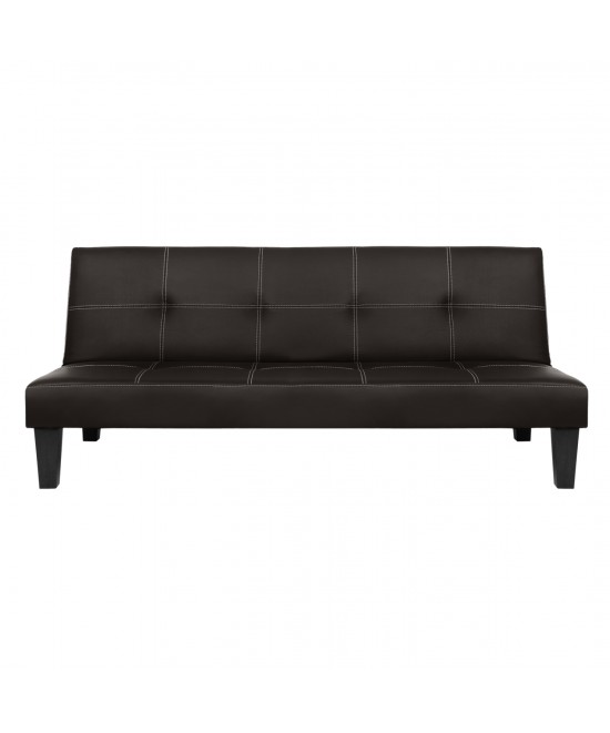 ΚΑΝΑΠΕΣ ΚΡΕΒΑΤΙ 3Θ HM3002.04 ΚΑΦΕ PU ΜΕ ΓΑΖΙΑ 186x90x82