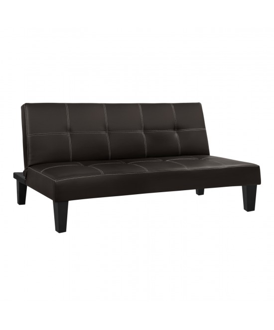 ΚΑΝΑΠΕΣ ΚΡΕΒΑΤΙ 3Θ HM3002.04 ΚΑΦΕ PU ΜΕ ΓΑΖΙΑ 186x90x82