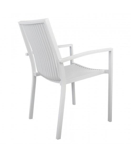 ΠΟΛΥΘΡΟΝΑ ΑΛΟΥΜΙΝΙΟΥ BRONCA HM5130.01 ΛΕΥΚΗ 54,2x59x83,5Υεκ.