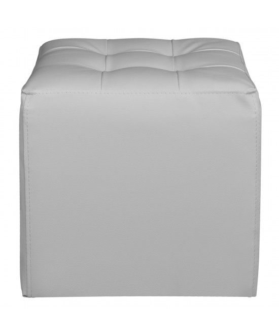 ΣΚΑΜΠΩ 37Χ37Χ35εκ ΜΕ PU ΛΕΥΚΟ PUNK HM264.02