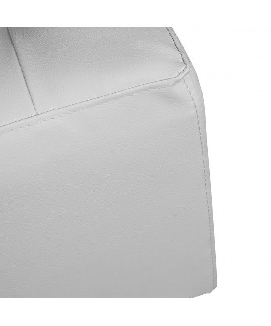 ΣΚΑΜΠΩ 37Χ37Χ35εκ ΜΕ PU ΛΕΥΚΟ PUNK HM264.02