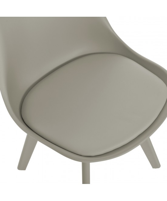 ΚΑΡΕΚΛΑ VEGAS HM0033.40 ΠΟΛΥΠΡΟΠΥΛΕΝΙΟΥ-PU-ΓΚΡΙ 48x56x82 εκ.