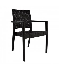 ΠΟΛΥΘΡΟΝΑ ΠΟΛΥΠΡΟΠΥΛΕΝΙΟΥ ΒΑΡΕΩΣ ΤΥΠΟΥ KAGANU DARK BROWN HM5134.09 57x55,5x89 εκ.