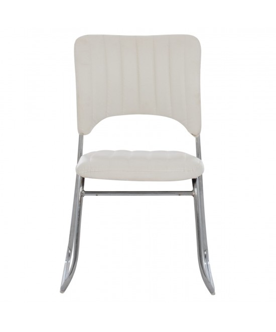 ΚΑΡΕΚΛΑ QUENTI HM1071.02 ΛΕΥΚΗ 52x60x85 εκ. ΚΑΡΕΚΛΑ QUENTI HM1071.02 ΛΕΥΚΗ 52x60x85 εκ.