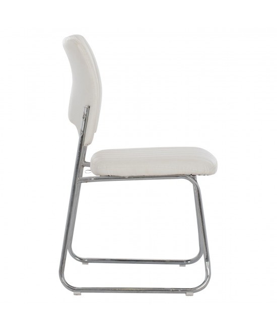 ΚΑΡΕΚΛΑ QUENTI HM1071.02 ΛΕΥΚΗ 52x60x85 εκ. ΚΑΡΕΚΛΑ QUENTI HM1071.02 ΛΕΥΚΗ 52x60x85 εκ.