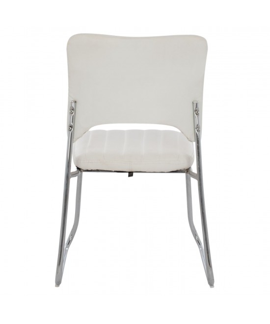 ΚΑΡΕΚΛΑ QUENTI HM1071.02 ΛΕΥΚΗ 52x60x85 εκ. ΚΑΡΕΚΛΑ QUENTI HM1071.02 ΛΕΥΚΗ 52x60x85 εκ.