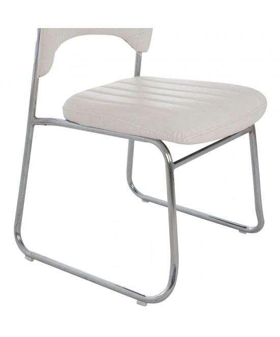 ΚΑΡΕΚΛΑ QUENTI HM1071.02 ΛΕΥΚΗ 52x60x85 εκ. ΚΑΡΕΚΛΑ QUENTI HM1071.02 ΛΕΥΚΗ 52x60x85 εκ.