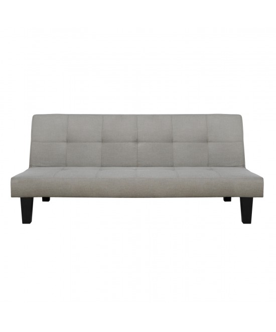 ΚΑΝΑΠΕΣ ΚΡΕΒΑΤΙ ODESSA HM3000.01 ΥΦΑΣΜΑ ΜΠΕΖ 179x80x79 εκ.