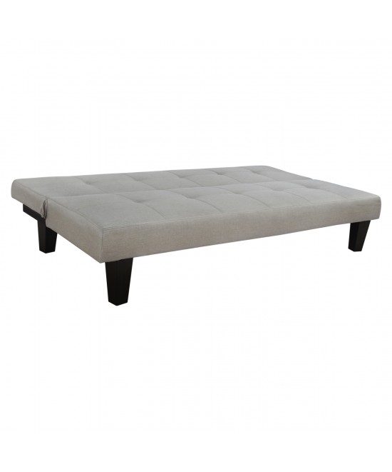 ΚΑΝΑΠΕΣ ΚΡΕΒΑΤΙ ODESSA HM3000.01 ΥΦΑΣΜΑ ΜΠΕΖ 179x80x79 εκ.